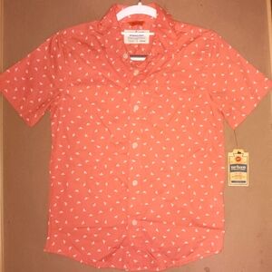 3/$8 Coral Print Boys's Shirt